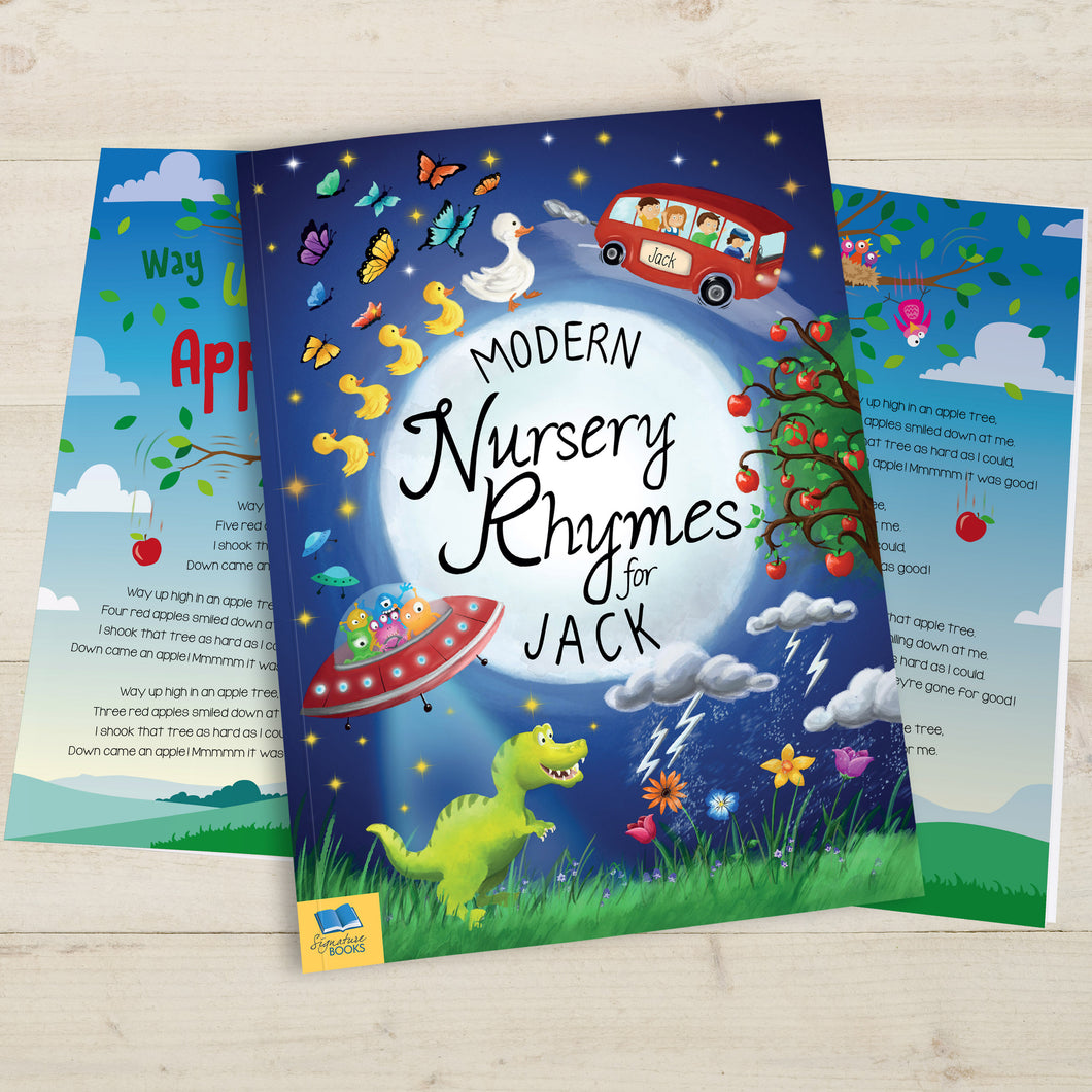 Personalised Modern Nursery Rhymes Book