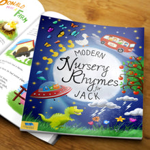 Load image into Gallery viewer, Personalised Modern Nursery Rhymes Book