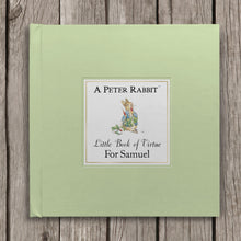 Load image into Gallery viewer, Peter Rabbit&#39;s Personalised Little Book of Virtue