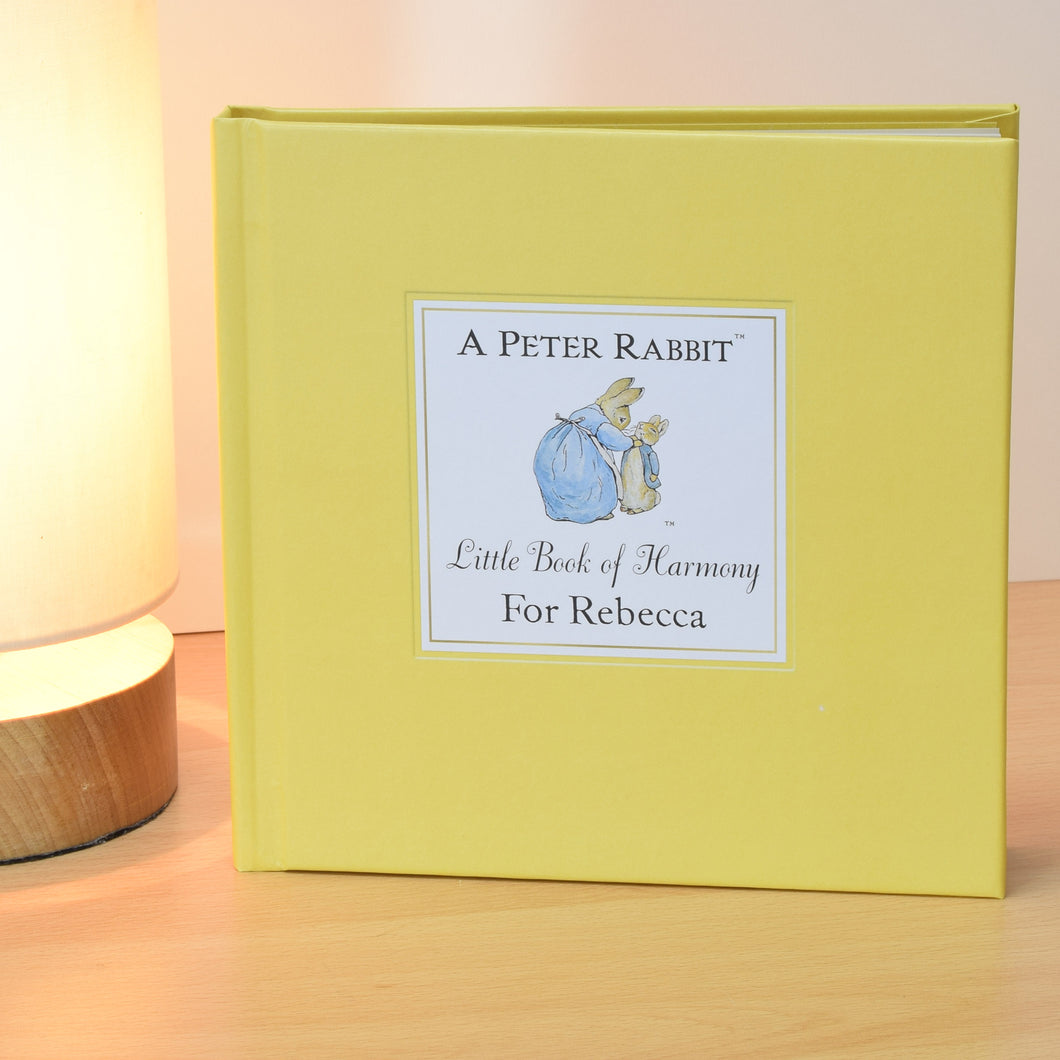 Peter Rabbit's Personalised Little Book of Harmony