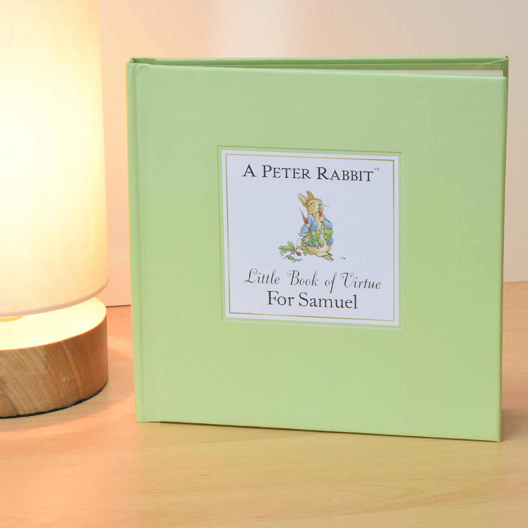 Peter Rabbit's Personalised Little Book of Virtue