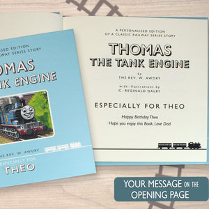 Personalised Thomas the Tank Engine First Edition Book