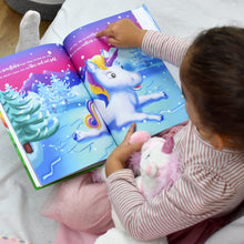 Load image into Gallery viewer, Unicorn Story Personalised Book and Plush Toy Giftset