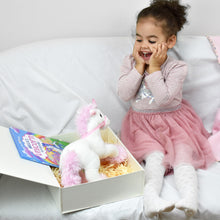 Load image into Gallery viewer, Unicorn Story Personalised Book and Plush Toy Giftset