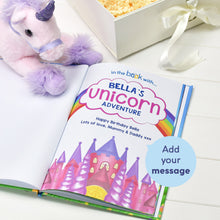 Load image into Gallery viewer, Unicorn Story Personalised Book and Plush Toy Giftset