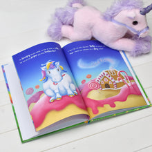 Load image into Gallery viewer, Unicorn Story Personalised Book and Plush Toy Giftset