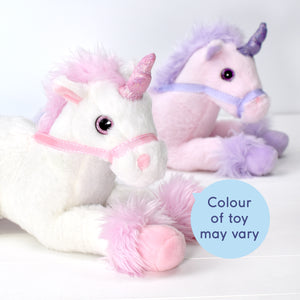 Unicorn Story Personalised Book and Plush Toy Giftset